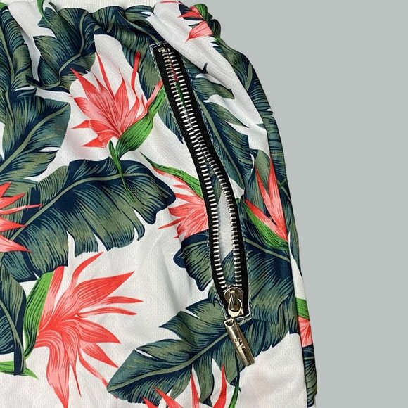 American Stitch Womens XXL Hawaiian Floral Shorts 2 Zipper Pockets - Picture 4 of 12